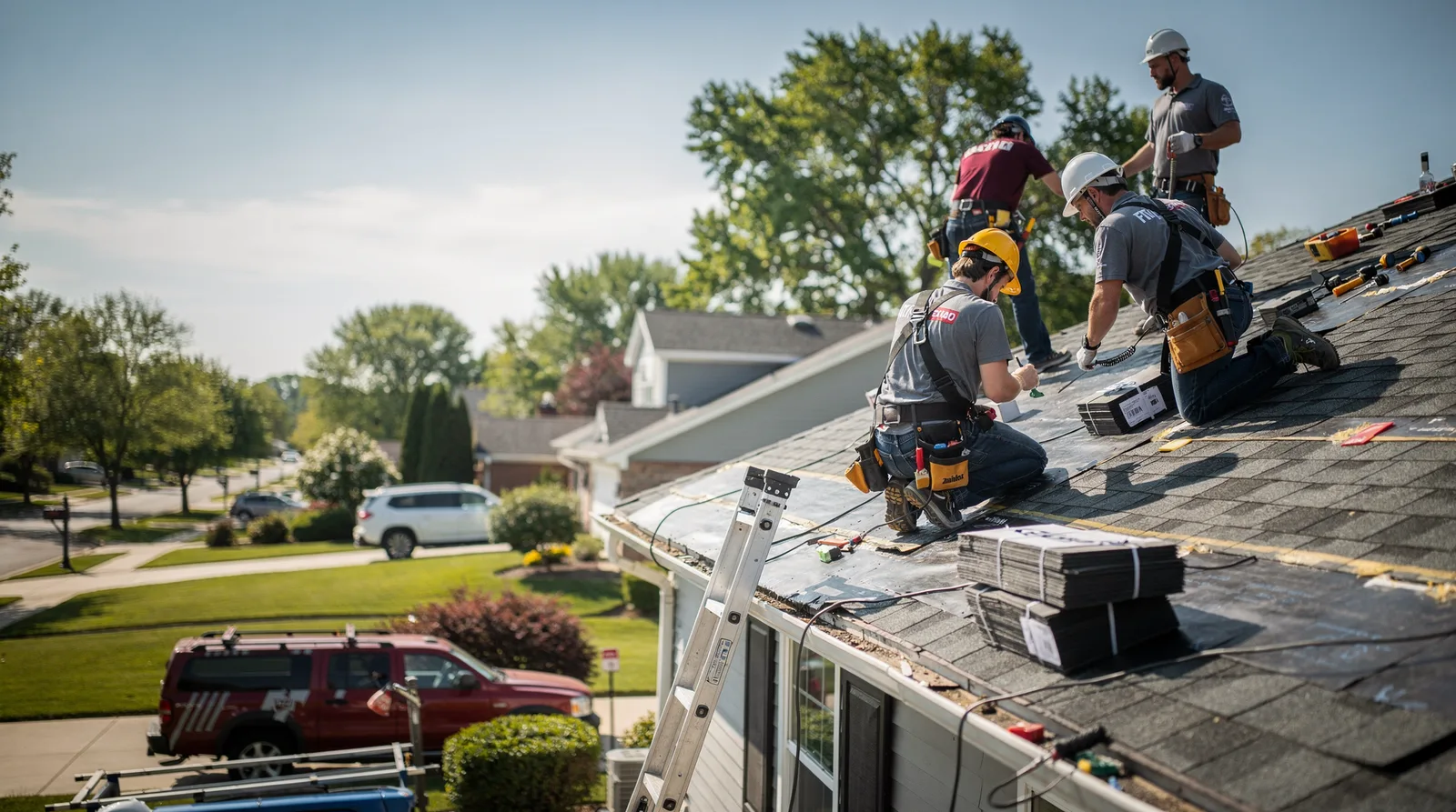 Roof Repair in Wood Dale, IL around you